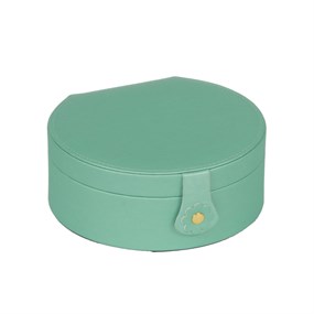 Sea Green Jewel Box With Tray - P55204