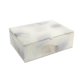 Leaf Print Glass Jewellery Box - P56185