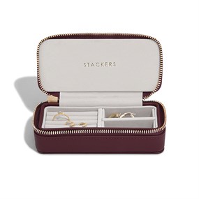 Stackers Burgundy Medium Travel Case - P58113