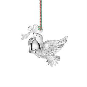 Newbridge Silver Plated Dove With Bell Decoration - P59199