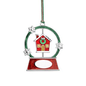 Newbridge Christmas House in Snow Globe (Engravable) - P59205