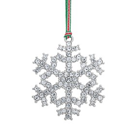 Newbridge Silverware Snowflake With Stones - P59230