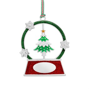 WY982 Newbridge Silverware Festive Tree In Snow Globe - P59233