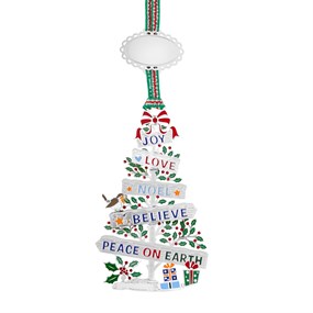 Newbridge Silverware Peace On Earth Sign Post - P59239