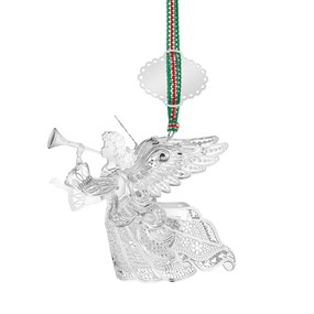Newbridge Silverware Christmas Angel With Trumpet - P59243