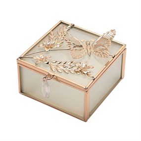 SP3506STB Sophia Butterfly Square Trinket Box - P60147