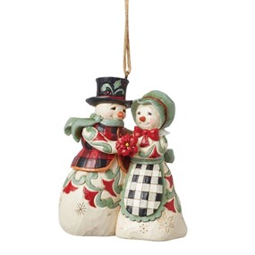 6015448 Jim Shore Snowman Ornament - P61112