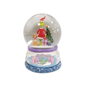 Jim Shore 6008892 Grinch And Max Musical Snow Globe - P6212
