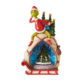 Jim Shore 6009699 Grinch Lighted Rotator - P6235