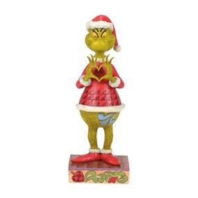 6017062 Jim Shore Grinch With Heart Hands - P6240