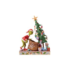 6015223  Jim Shore Grinch Countdown Tree - P6289
