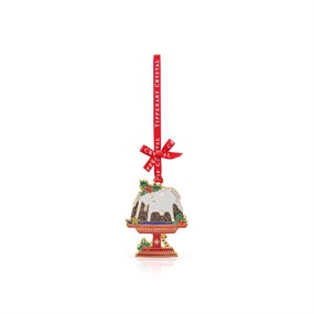 Tipperary Crystal 161481 Christmas Pudding Hanging Decoration - P6336