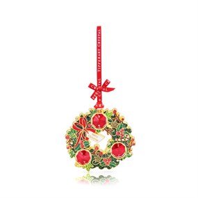 Tipperary Crystal 167445 Wreath Hanging Decoration - P6340