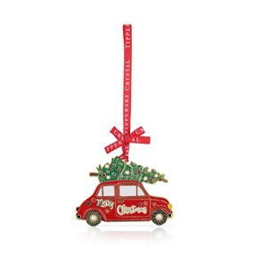 Tipperary Crystal 153035 Christmas Car Hanging Ornament - P6342