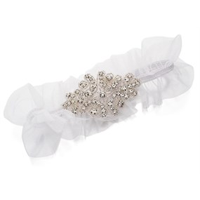 Amore Diamante Wedding Garter - P71195