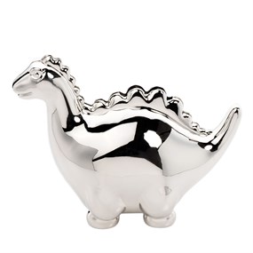 Bambino Dinosaur Money Box Silver Plated - P75139