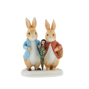 Beatrix Potter A30500 Peter Rabbit And Flopsy In Winter - P87123