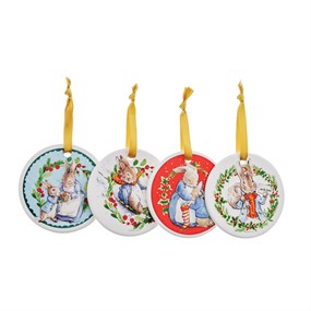 Beatrix Potter A30499 Peter Rabbit Hanging Ornaments - P87124