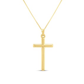 14ct Gold Cross Necklet - R1310