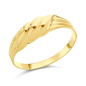 9ct Gold Twist Ring - R2141