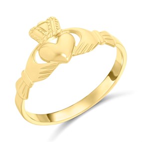 9ct Gold Claddaugh Ring - R2525