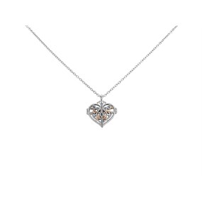 Clogau Silver And 9ct Rose Gold Kensington Locket - R48190