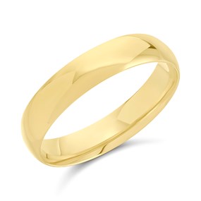 9ct Gold Extra Heavyweight Court Wedding Ring - 5mm - R52819