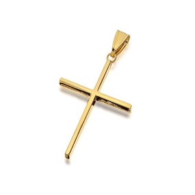 9ct Gold Classic Cross - 27mm - R6344