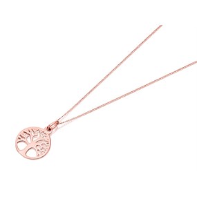 9ct Rose Gold F.Hinds Tree Of Life Necklace - EXCLUSIVE - R8733
