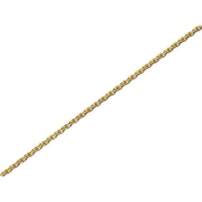 9ct Gold 1mm Solid Wide Trace Chain - 18in - R9404