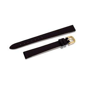 Extra Long Brown Leather Watch Strap - 12mm - S1063