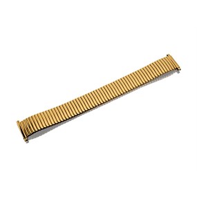 Gold Plated Stainless Steel Expanding Watch Bracelet - 16mm - S1111