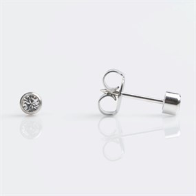 Studex Surgical Steel 4 Mm Regular Size Ear Piercing Earrings