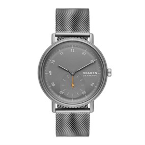 Skagen SKW6891 Kuppel Grey IP Mesh Bracelet Watch - W06312