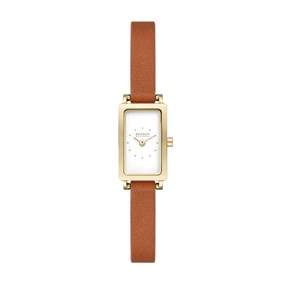 Skagen SKW3149 Hagen Micro Tan Leather Strap Watch - W06325