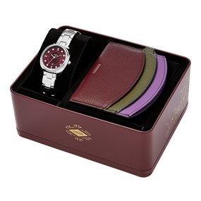 Fossil ES5179SET Gabby Watch And Card Holder Gift Set - W07163