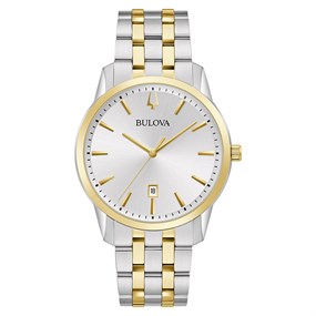 Bulova Classic Sutton 98B385 Two Tone Bracelet Watch - W09254