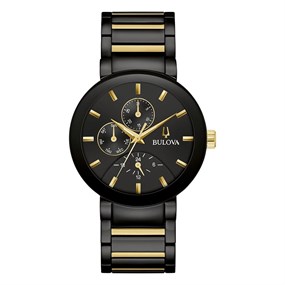 Bulova 98C149 Futuro Black IP Bracelet Watch - W09387