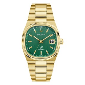 Bulova Super 97B237 Seville Gold Tone Bracelet Watch - W09393