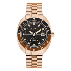 Bulova 97B215 Oceanographer GMT Automatic Bracelet Watch - W09406