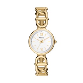 Fossil ES5272 Carlie Gold Plated Bracelet Watch - W10325