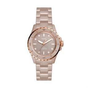 Fossil CE1111 FB-01 Salted Caramel Ceramic Bracelet Watch - W10380