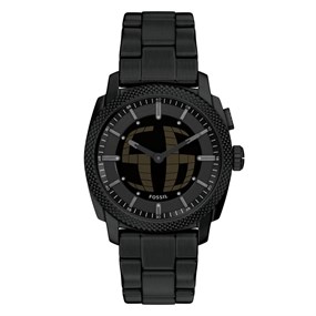 Fossil FS6156 Machine Big Tic Black IP Bracelet Watch - W10483