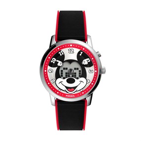 Fossil LE1232 Mickey Big Tic Black Strap Watch - EXCLUSIVE - W10493