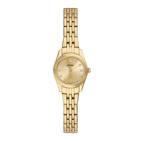 Fossil ES5474 Scarlette Gold Tone Bracelet Watch - W10495