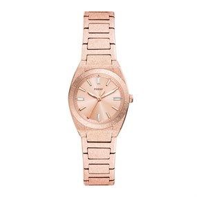 Fossil ES5523 Everett Rose Tone Bracelet Watch - W10543