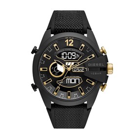 Diesel DZ4552 Mega Chief Dual Display Resin Strap Watch - W11197