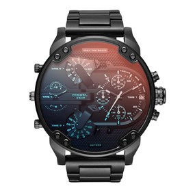 Diesel DZ7395 Mr. Daddy 2.0 Chronograph Black IP Bracelet - W11333