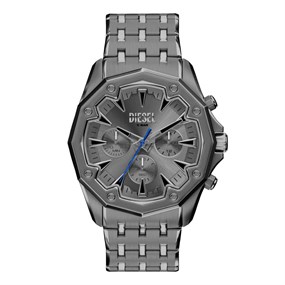 Diesel DZ4708 Stinger Chronograph Gunmetal IP Bracelet Watch - W11368