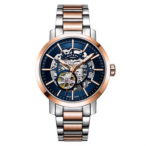 Rotary GB05352/05 Greenwich Automatic Two Tone Bracelet Watch - W13122
